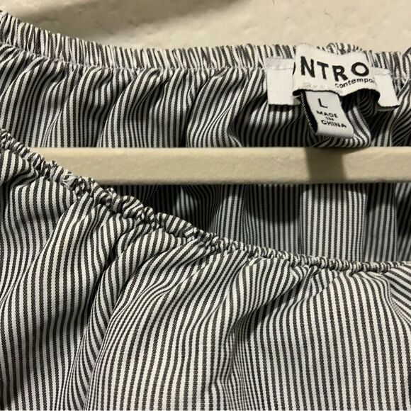 KONTROL Polyester Blouse with Bell-Type Sleeves size L - Picture 6 of 11